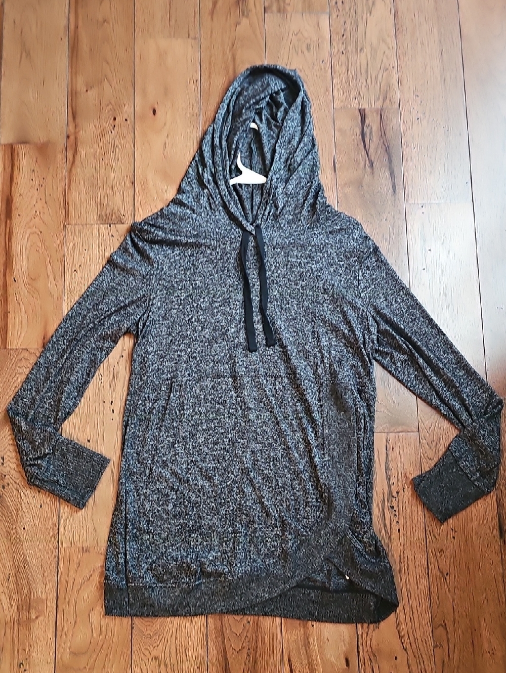 Maurices Black With White Accents Sweatshirt